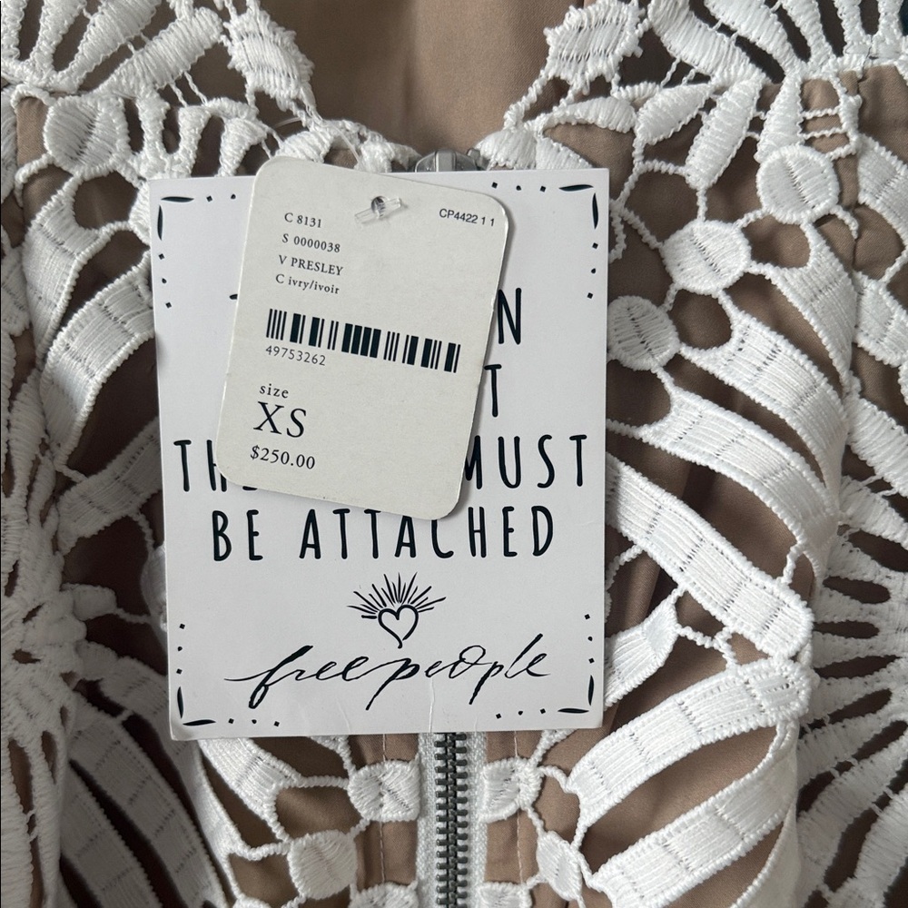 Free People x Saylor Presley mini dress-ivory - Picture 7 of 9